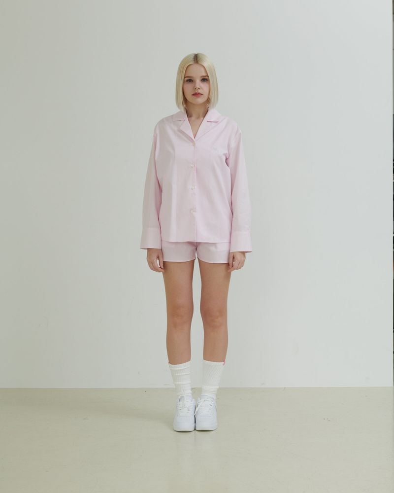 Ontheshell Logo Shirt - Soft Pink