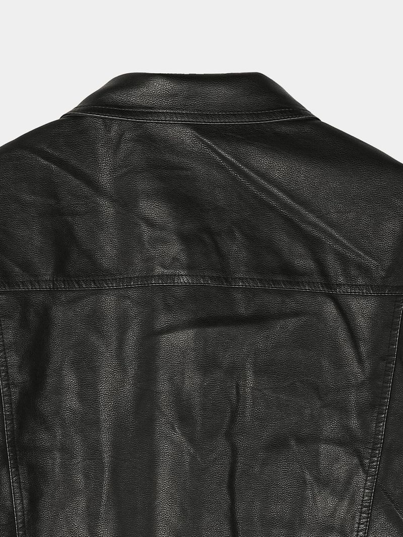 ASCLO Tracker Crop Leather Jacket (3color)