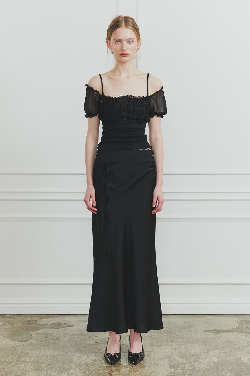 PAIN OR PLEASURE（ペインオアプレジャー）の「DREAMY MICRO TOP black（Tops）」