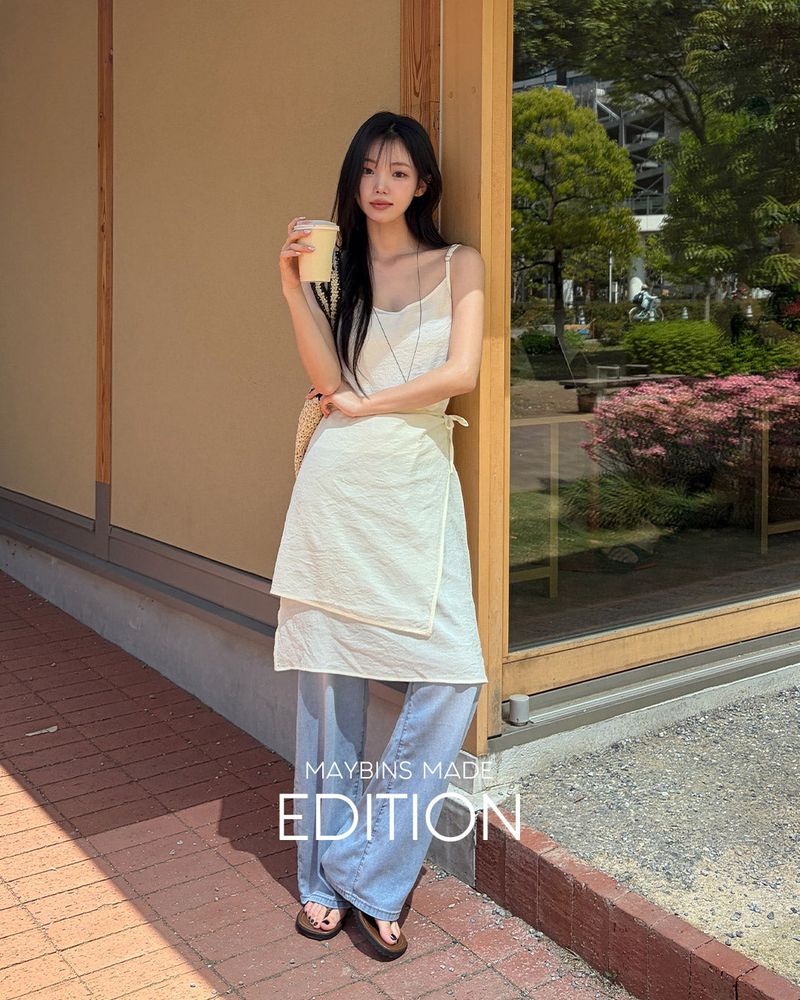 MAYBINS（メイビンス）の「[MADE] Tep see‑through layered dress & wrap skirt set（Dresses）」