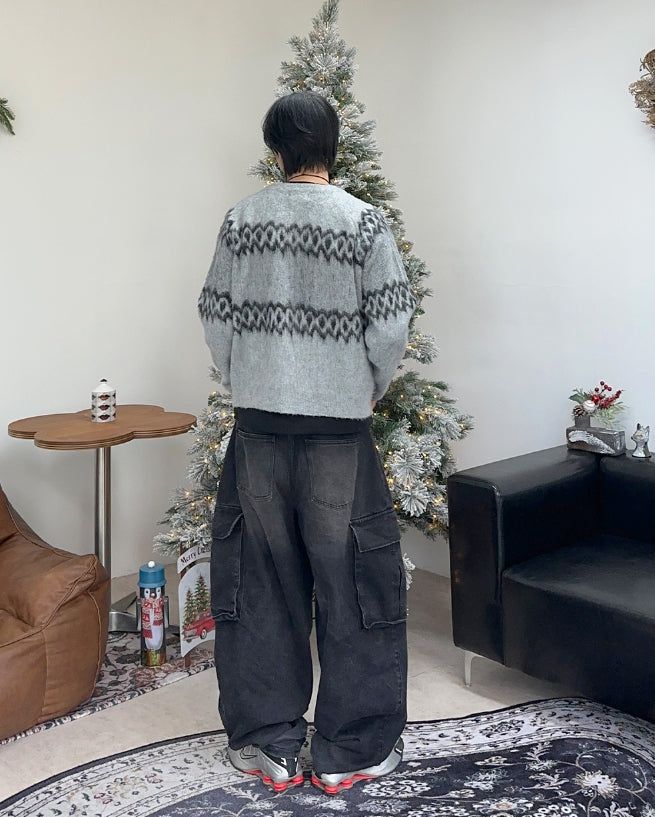 Repel Hairy Nodrick Crop Cardigan