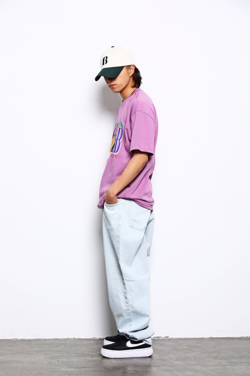 MBSRCOPT103 MID90 BAGGY DENIM PANTS ICEBLUE
