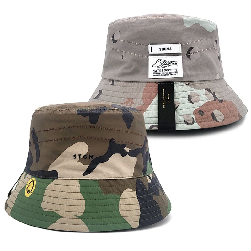 STIGMA(スティグマ)の「23 CAMO REVERSIBLE BUCKET HAT WOODLAND(Hats)」