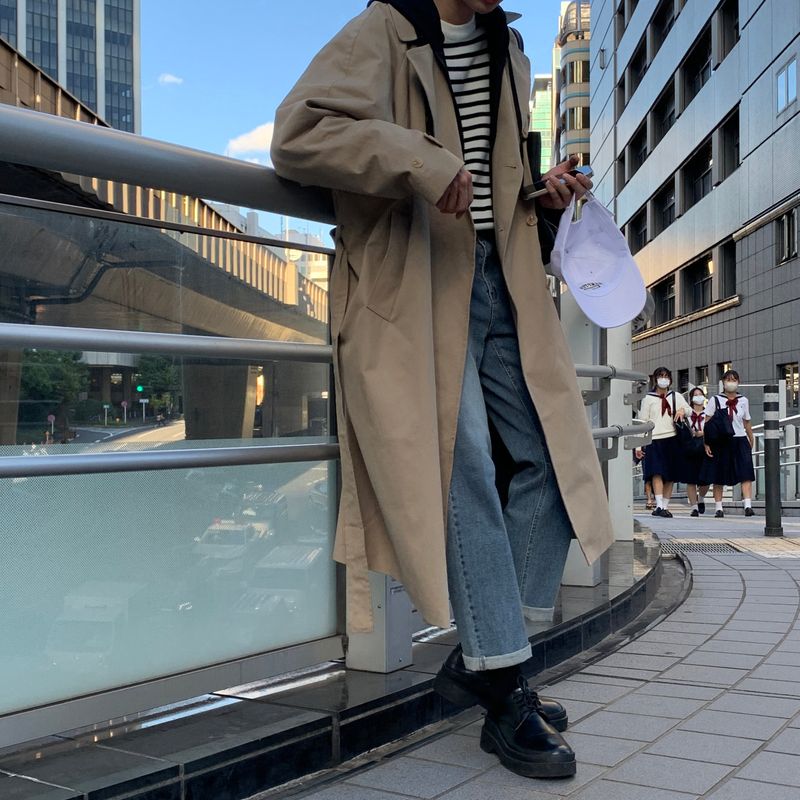 LMN Lower and Long Trench Coat (2 colors)
