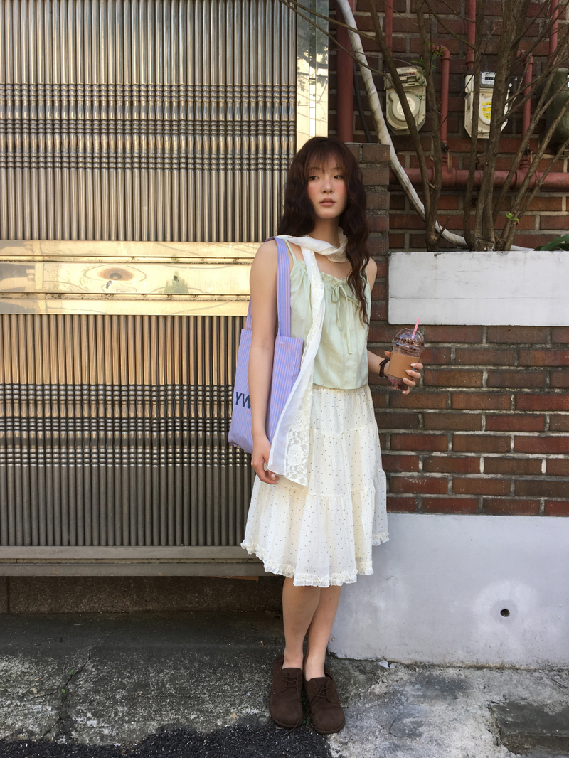 Paul Rose Lace Scarf (3color)