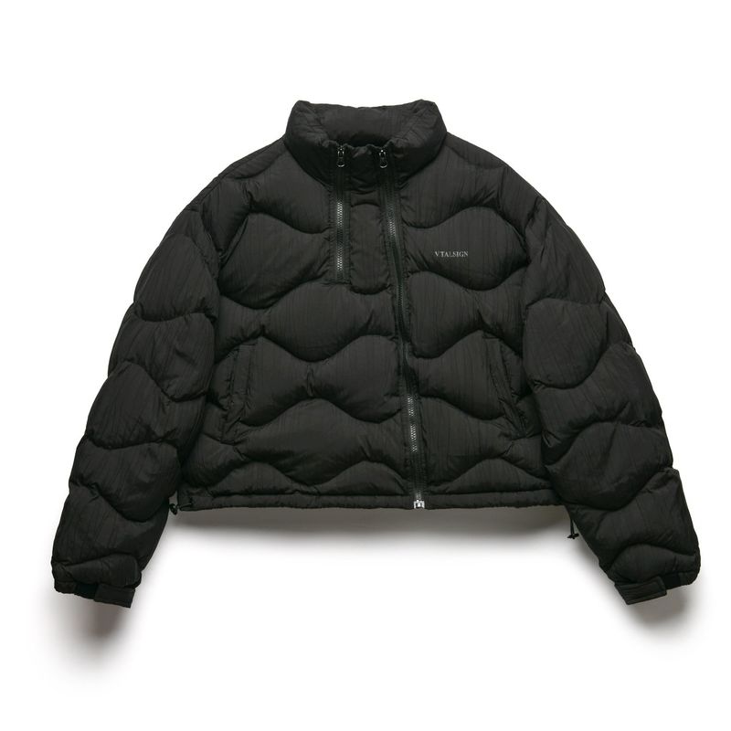 [LINE] Quilting Down Short Puffer Jacket