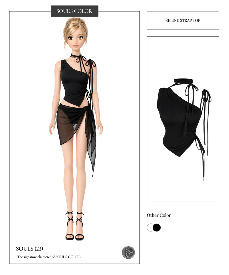 SELINE STRAP TOP (2color)