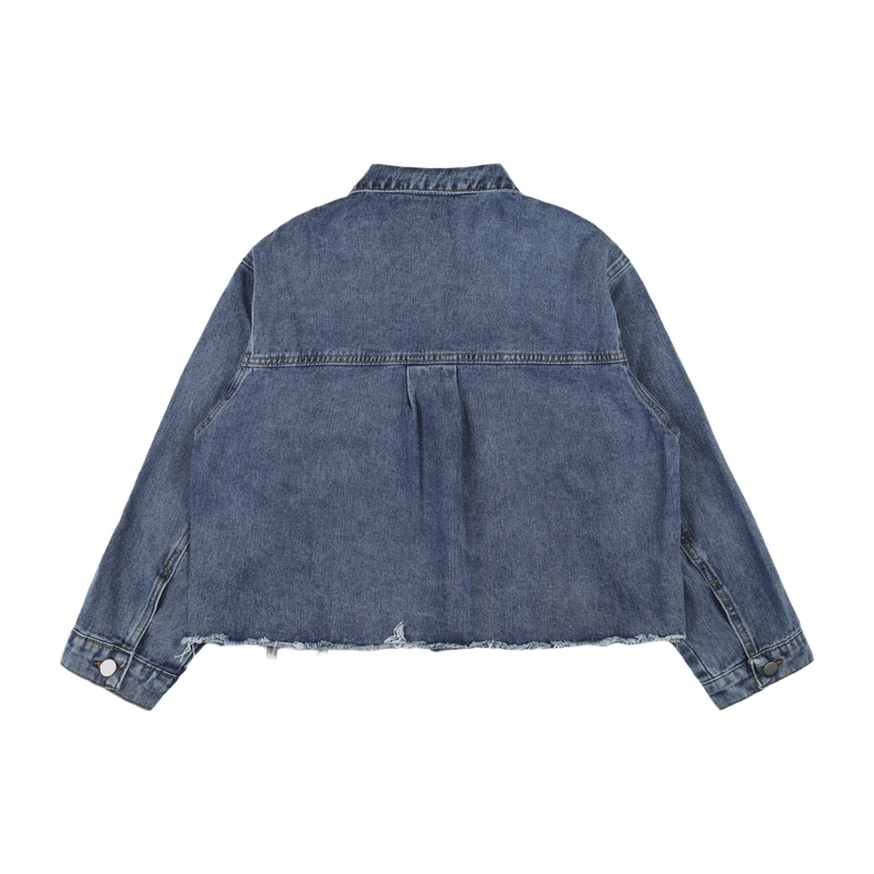 ROSETTE DENIM JACKET