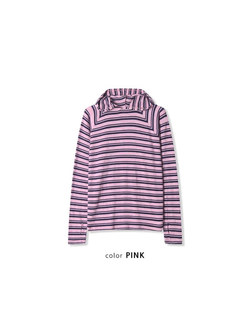 Su Striped Knitted Hoodie