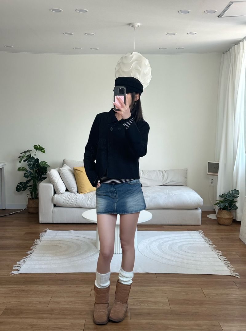 vintage double button shirt