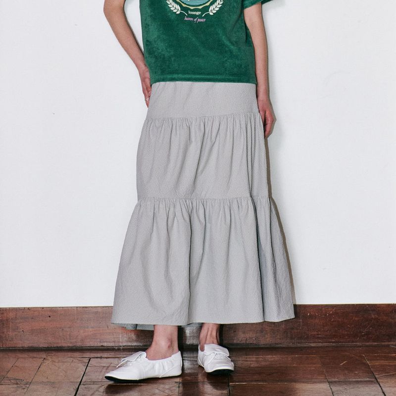CORCA（コルカ）の「Cancan Long Skirt Grey（Skirts）」
