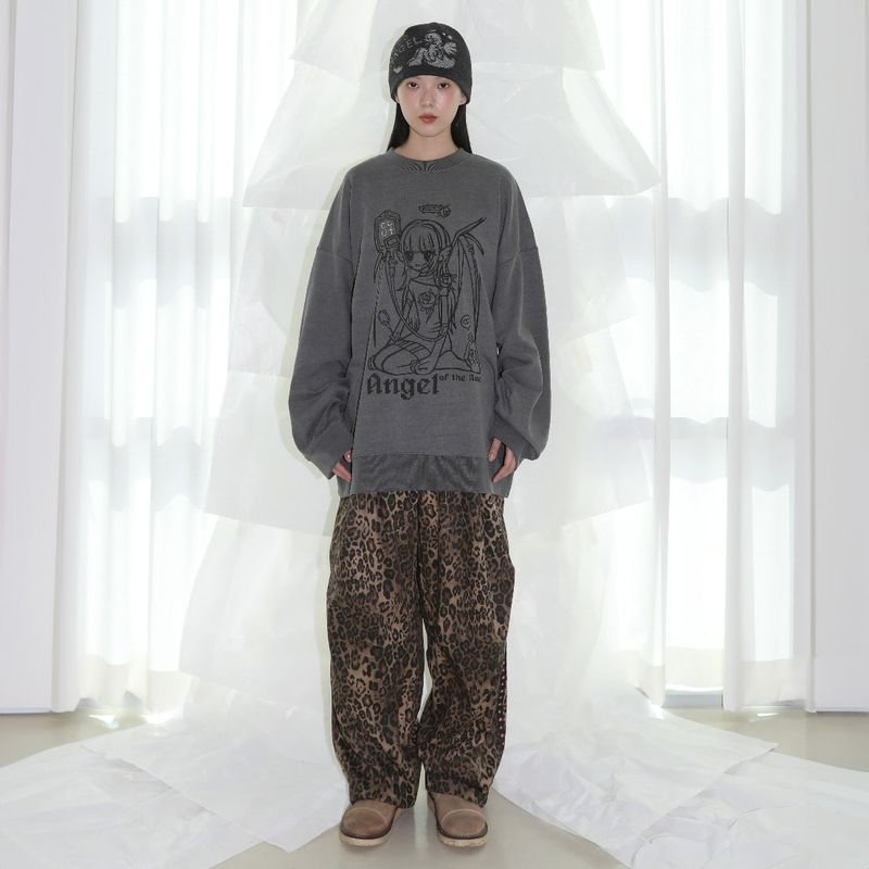 Leopard with Star Wide Pants