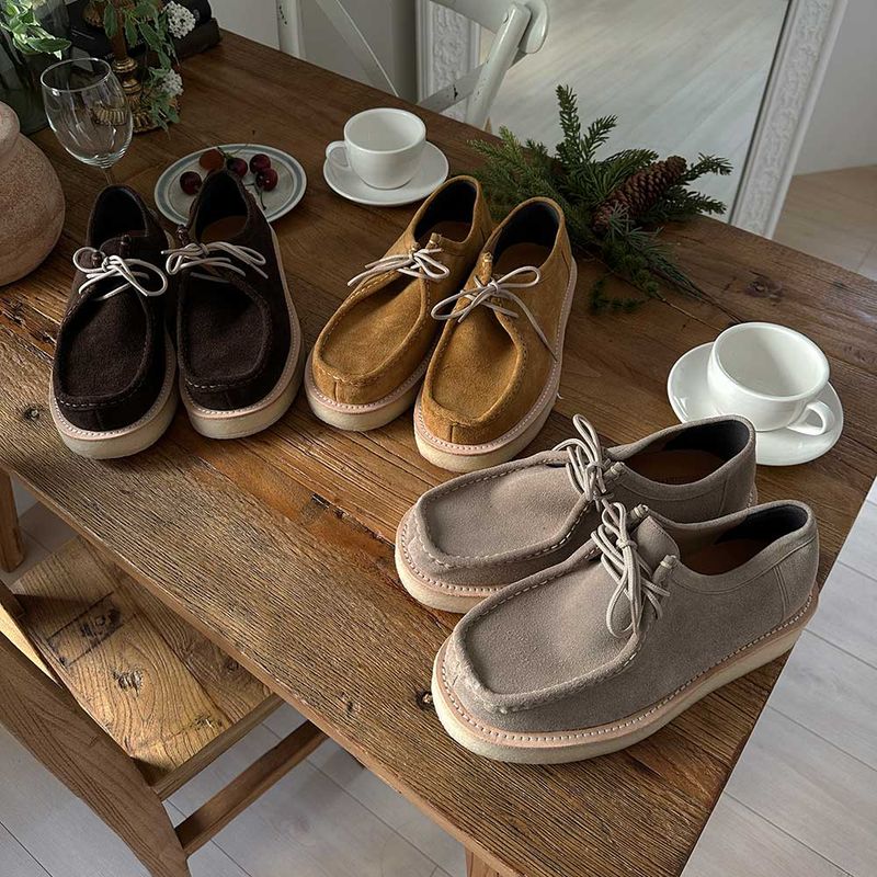 ASCLO（エジュクロ）の「ASCLO Suede Moccasin Shoes (6color)（Shoes）」
