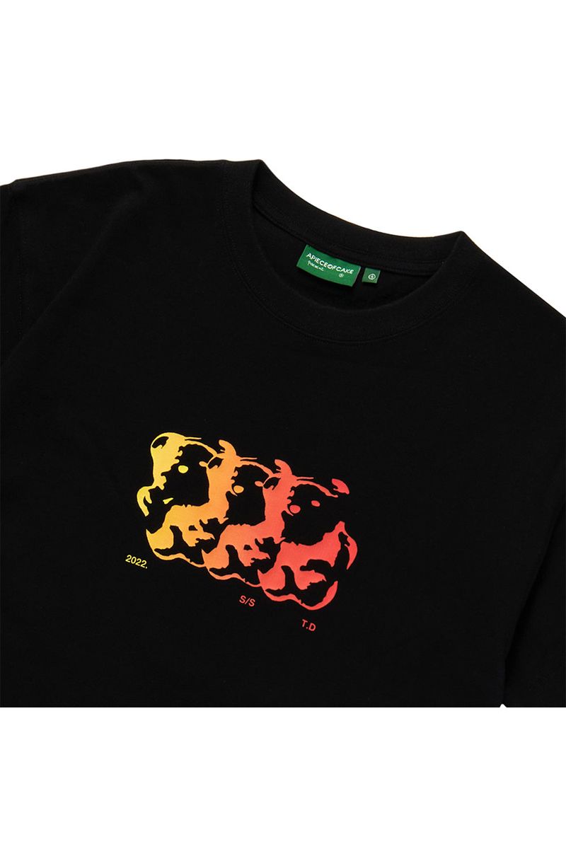 Flame Bear Tee_Black