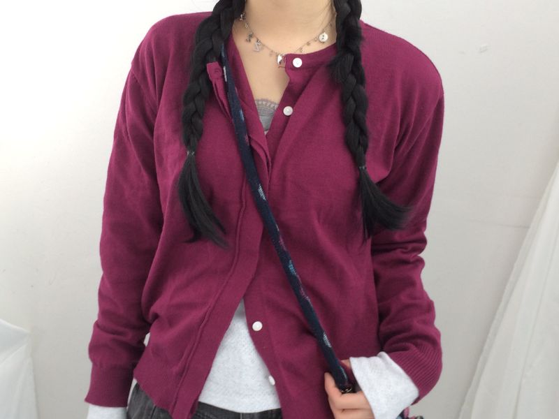 Vivid Hidden Burton Knit Cardigan