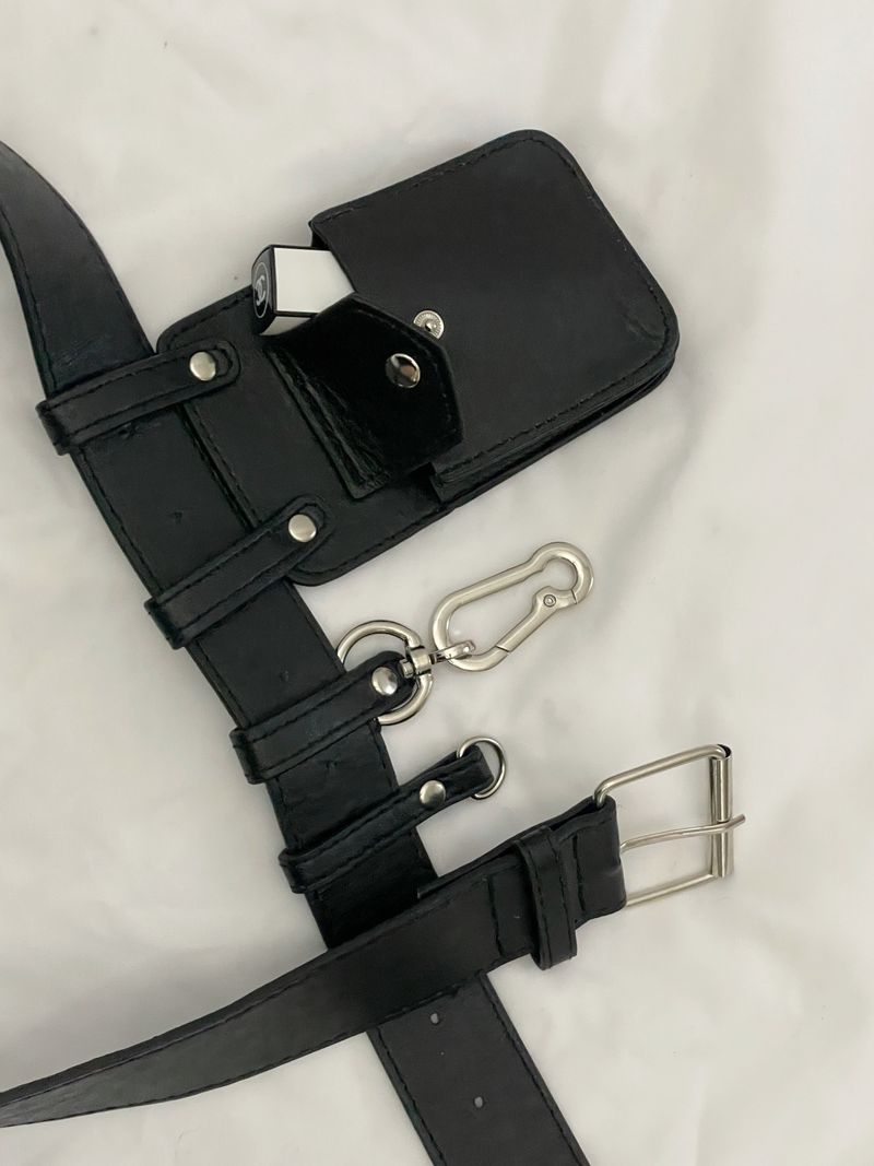 Pocket keychain belt