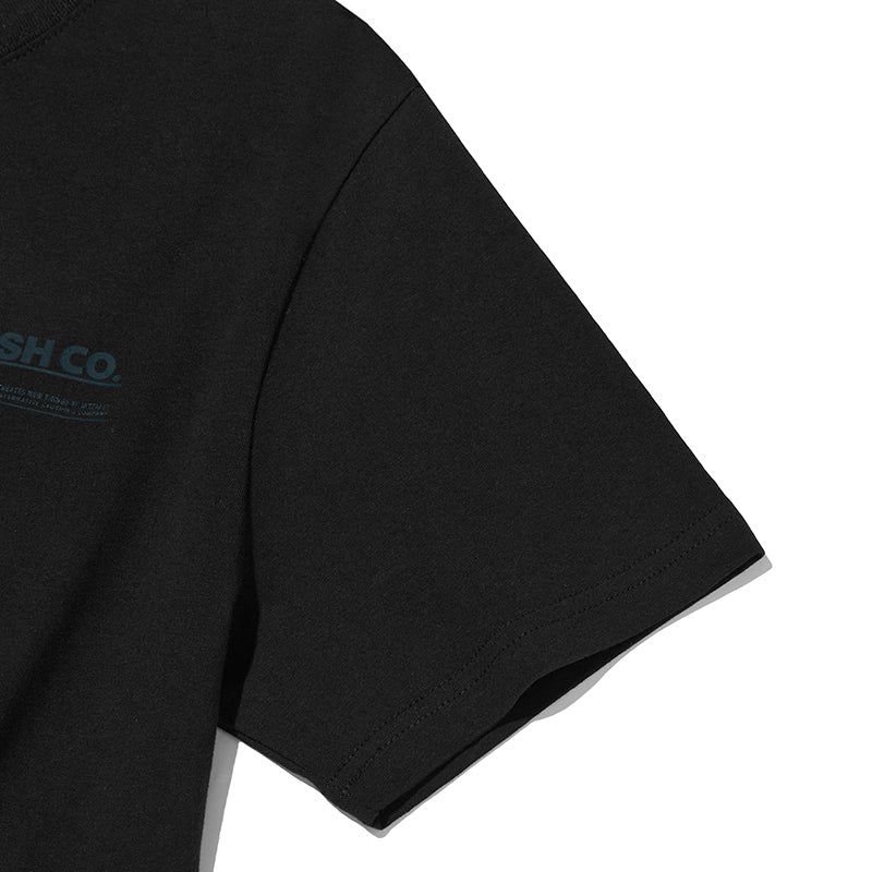 WORDING GRAPHIC T-SHIRT [BLACK]