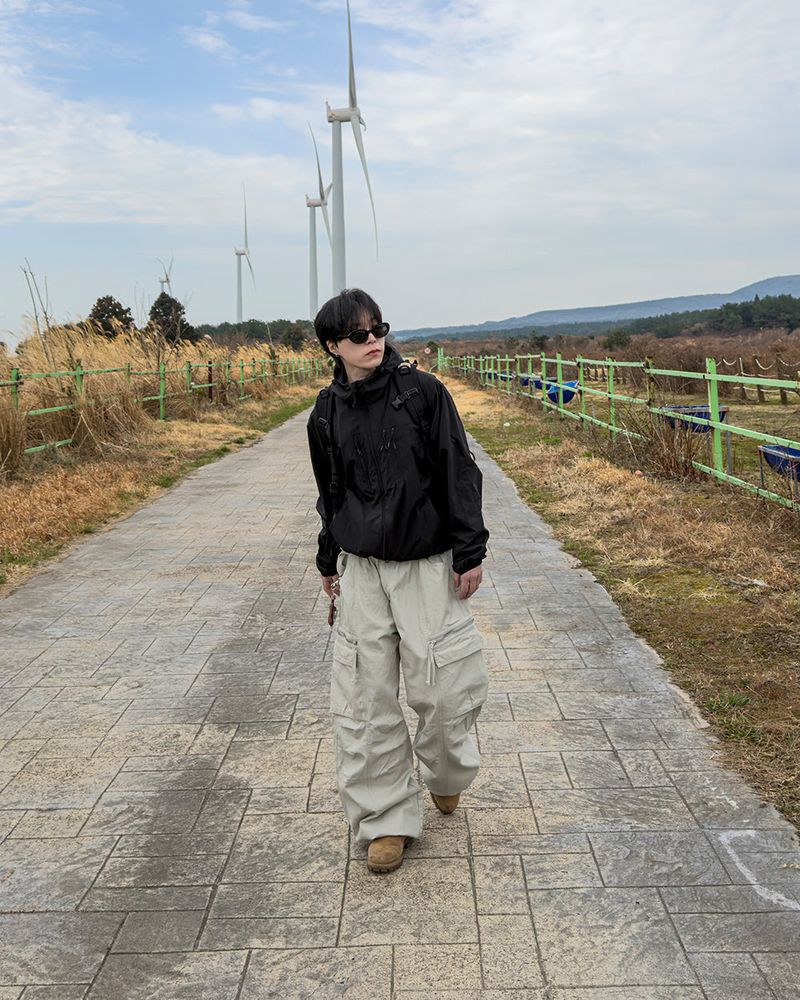Zeka Zip Cargo Wide Pants