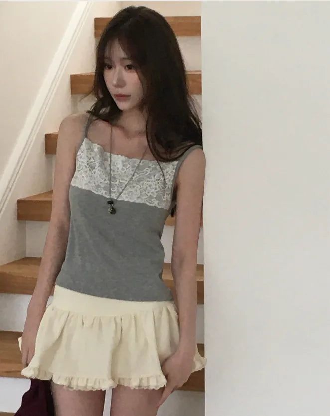 up tier lace camisole top