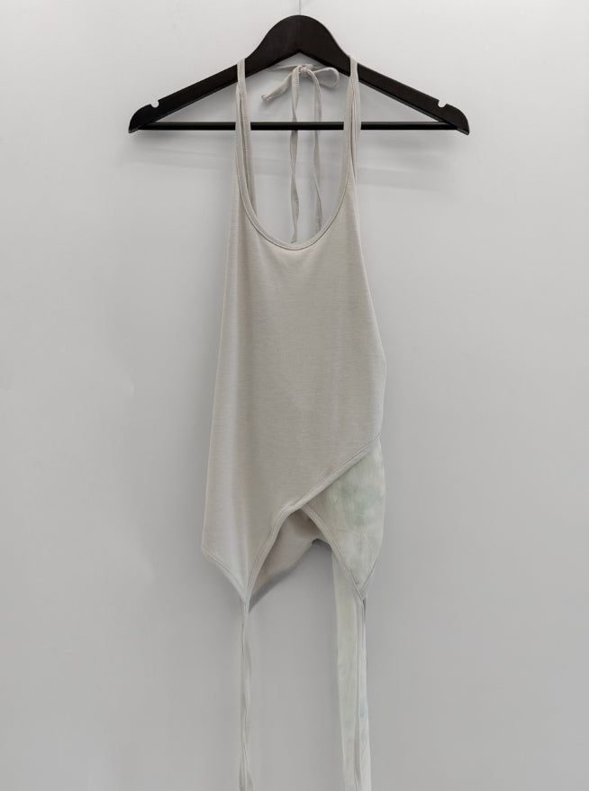 Elmic Printed Halter Sleeveless Top