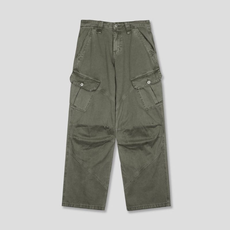 Lard dying cargo pants