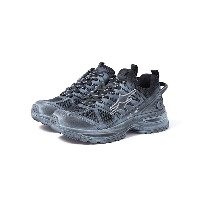 KILLWINNER（キルウィナー）の「 KILLWINNER Black Retro Running Shoes - Stylish, Casual and Lightweight Dad Shoes（シューズ）」