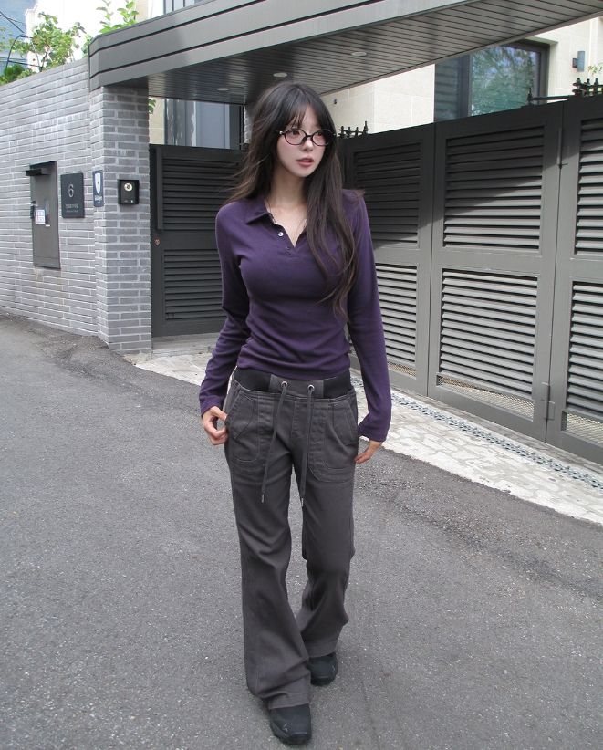 Leend Banding Bootcut Cotton Pants