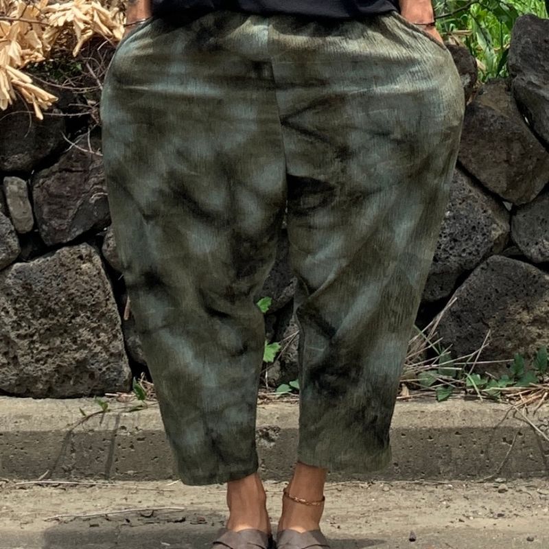 Dyed Balloon Pleated Pants 3COLOR