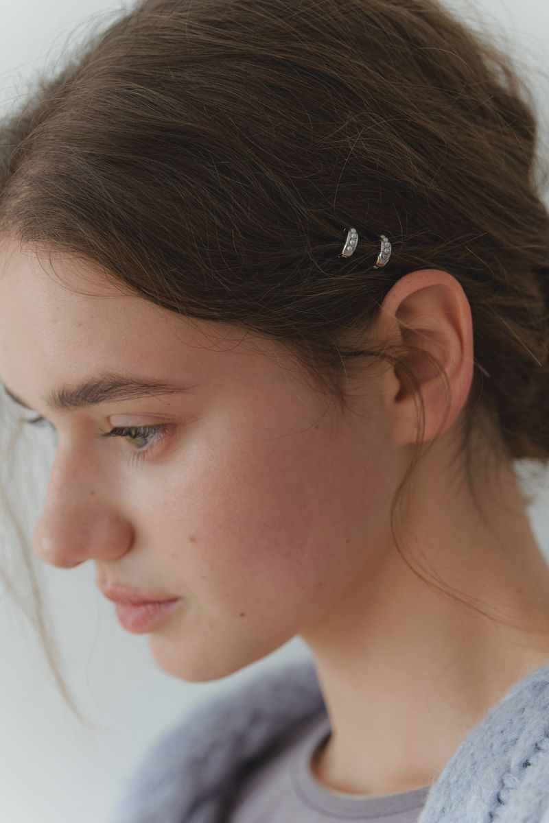 dungeureon（ドゥングロン）の「Gemma Disco pin (2 type) (3 pcs)（Hair Accessories）」
