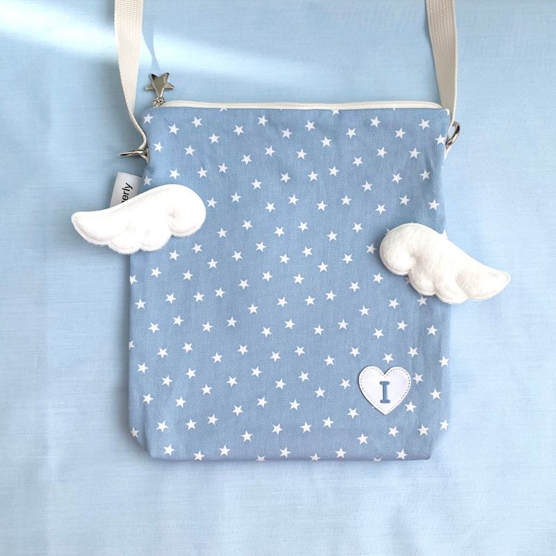Koi cross bag - Angel star (sky blue)