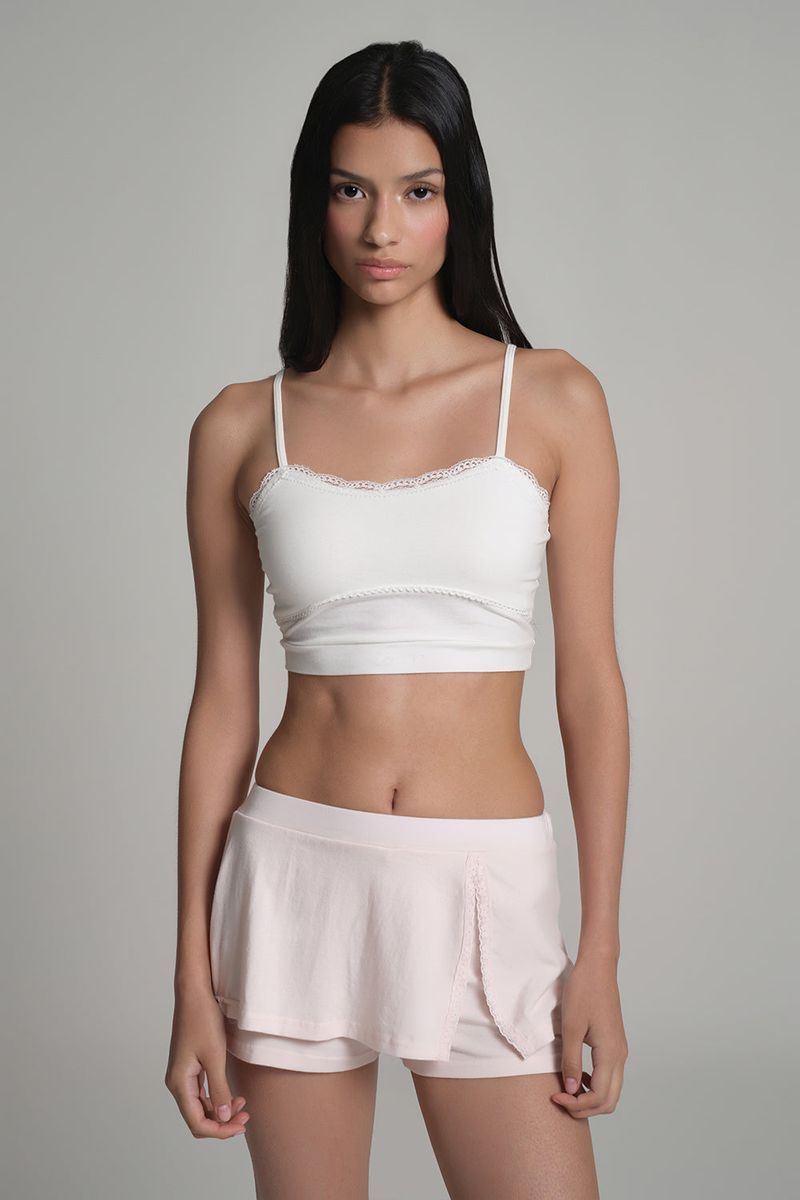 Kleesier(クリーシーア)の「Sorbet lace bralette, White(Tops)」