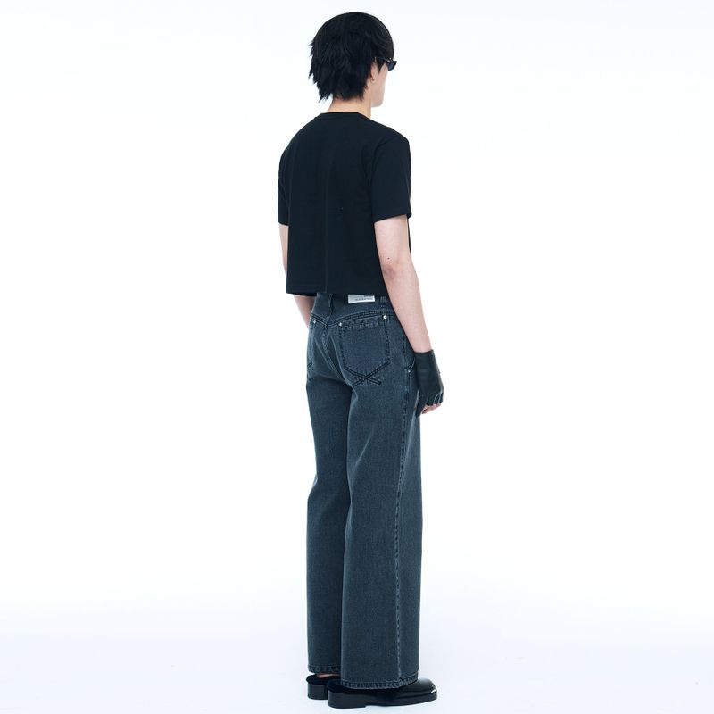 Men's Crop T-Shirt Black