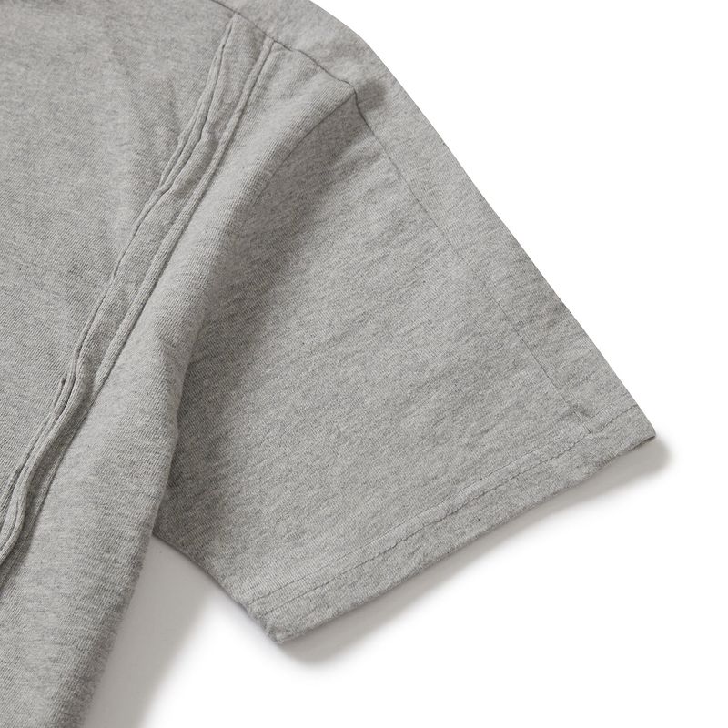 Fiddlehead half T-shirts / Melange gray