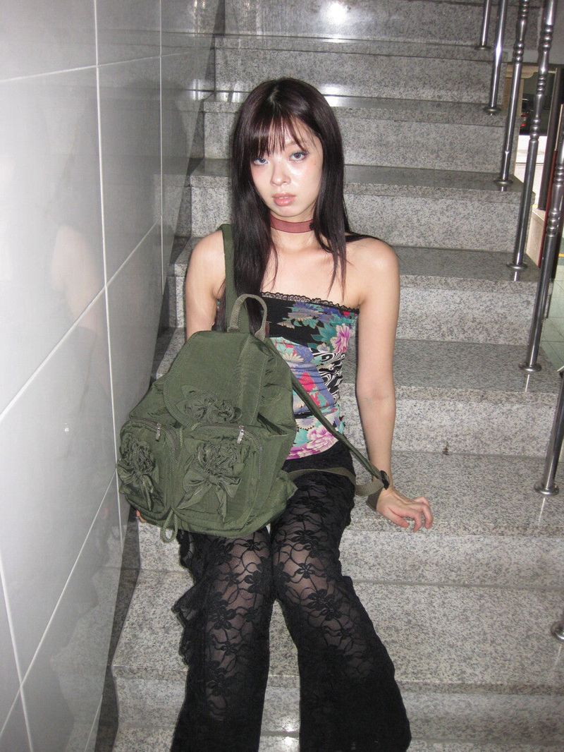 [美愛 1970] Rose pocket backpack (3color)