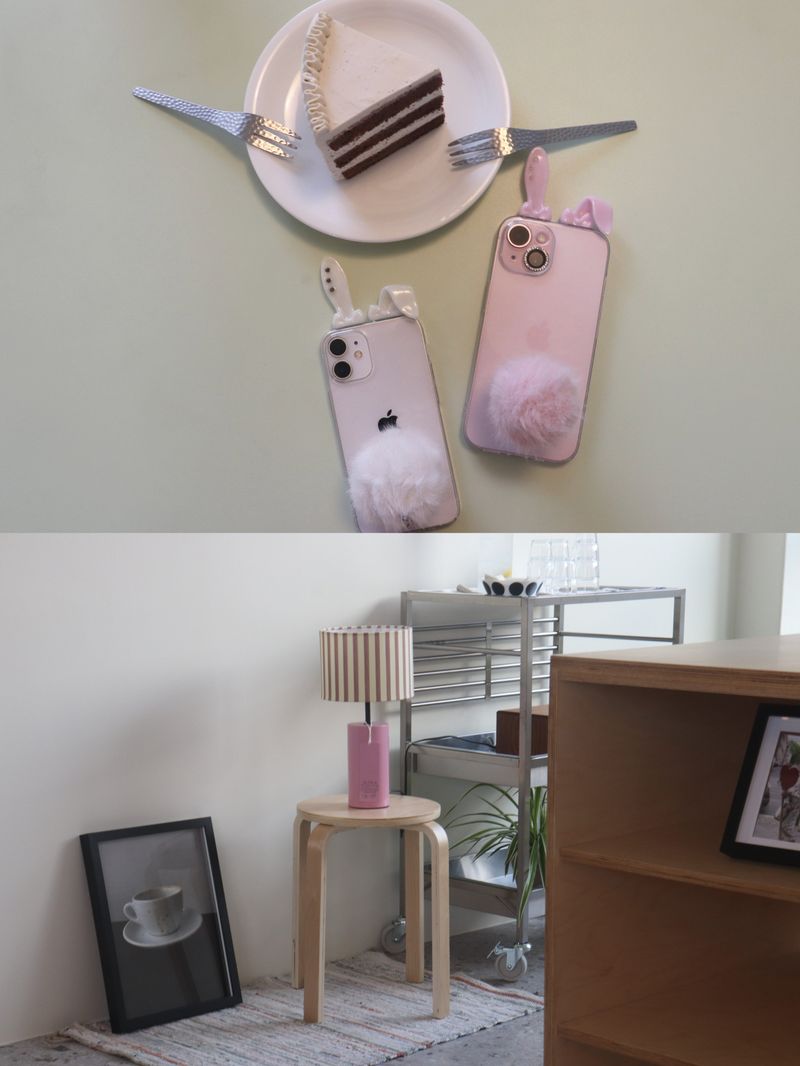 Naughty Bunny Case (white)