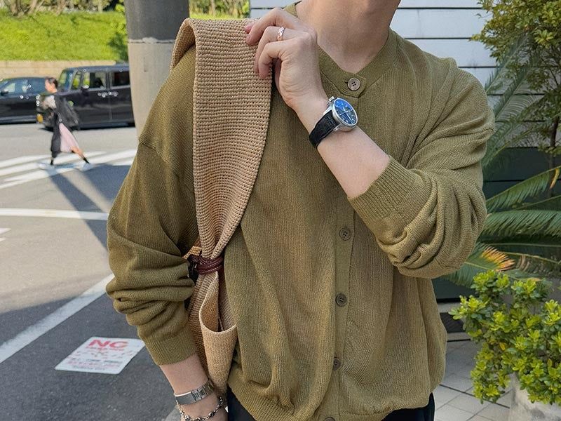 Garments See Through Round Summer Cardigan (3color)