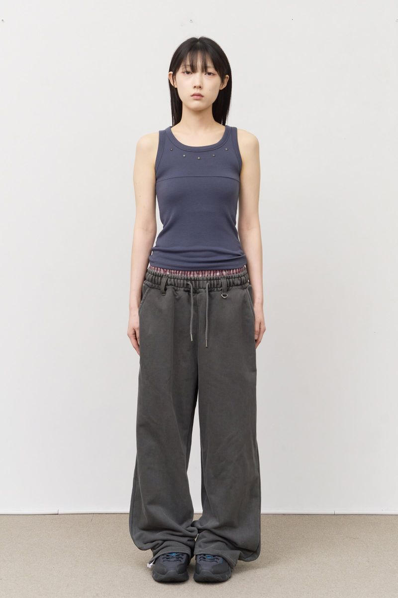 (W) Moto Stud Sleeveless