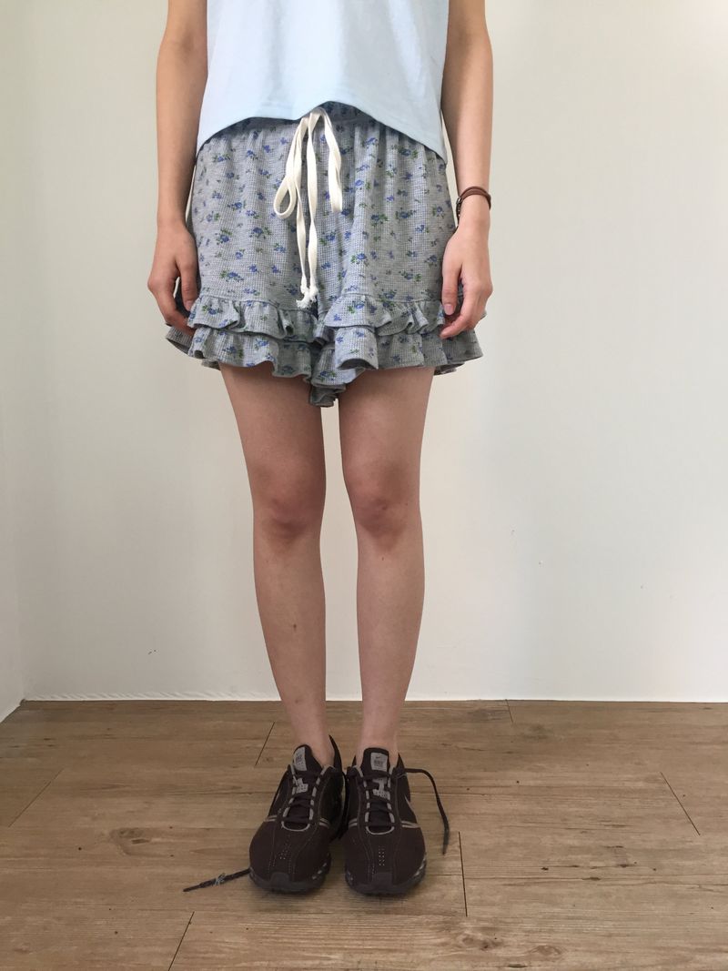 Floral Frill Shorts (2color)