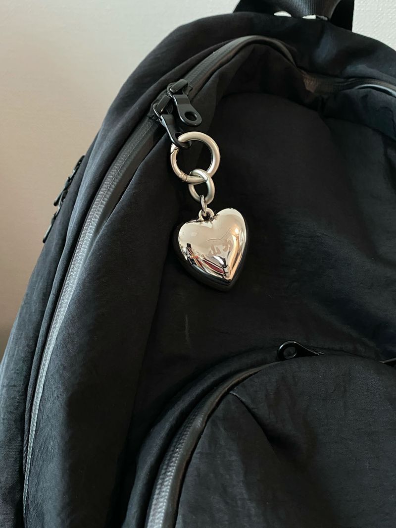 山力 heart keyring