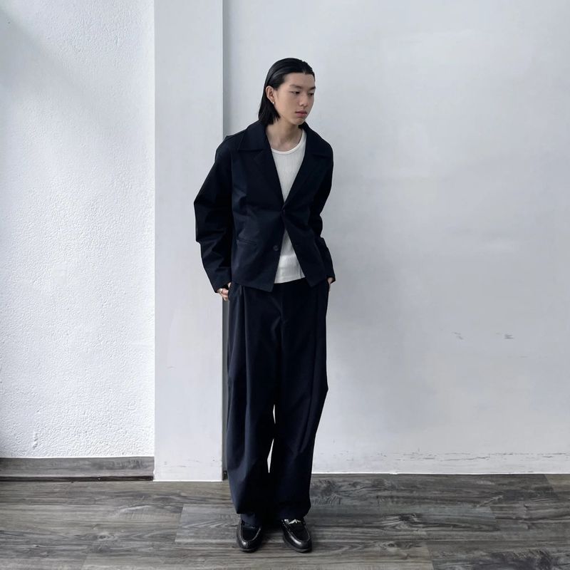 Cropped Tailored Jacket