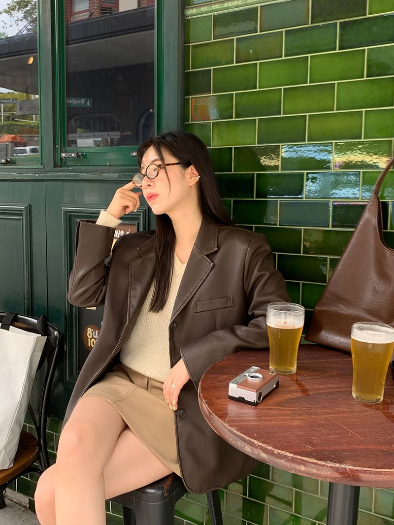 [MADE] LeToo Vintage Leather Jacket