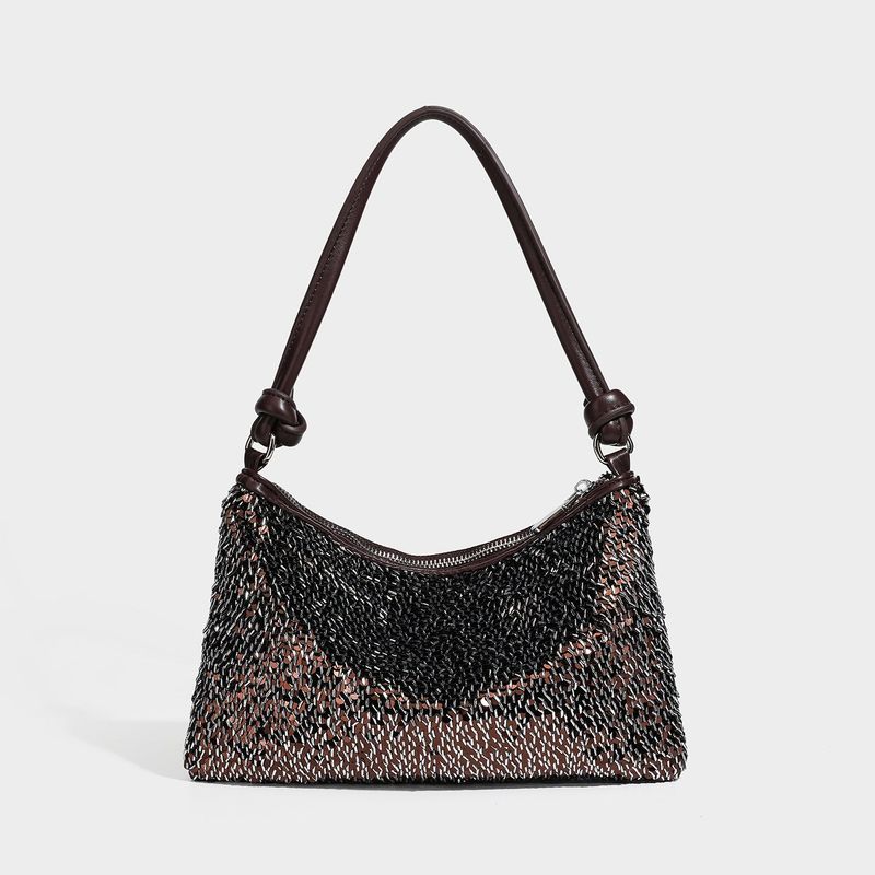 Metallic Sequin Hobo Shoulder Party Bag