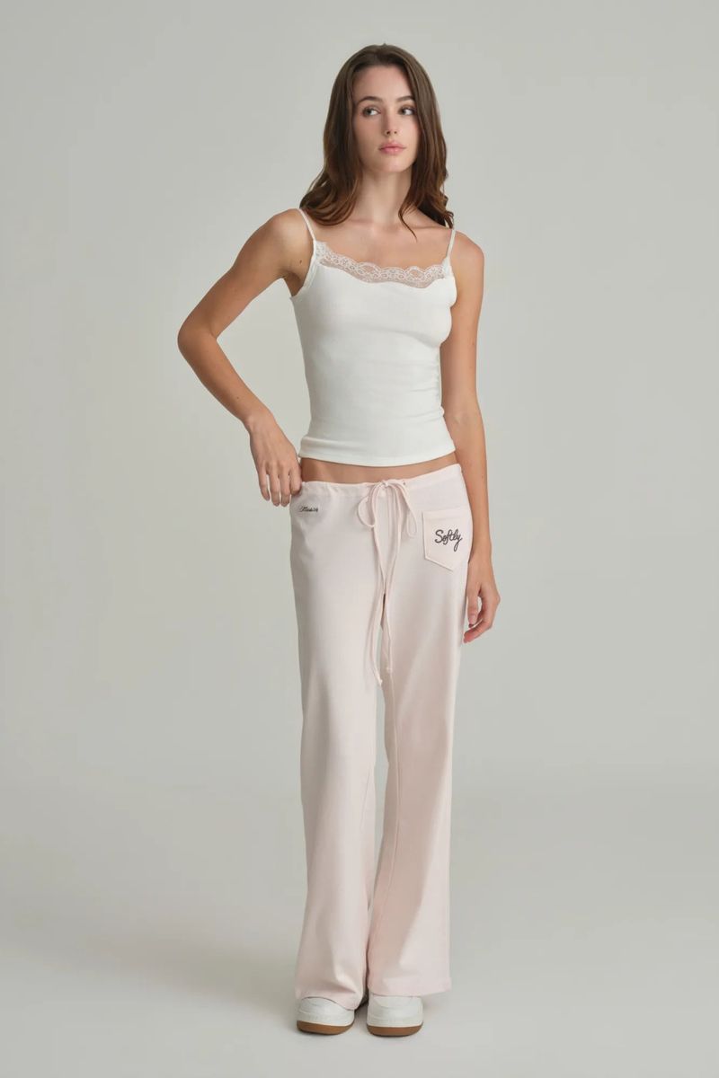 Swan lace sleeveless, White