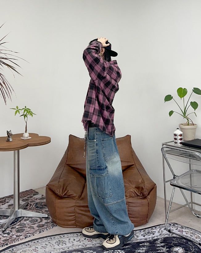 Else flannel check shirt