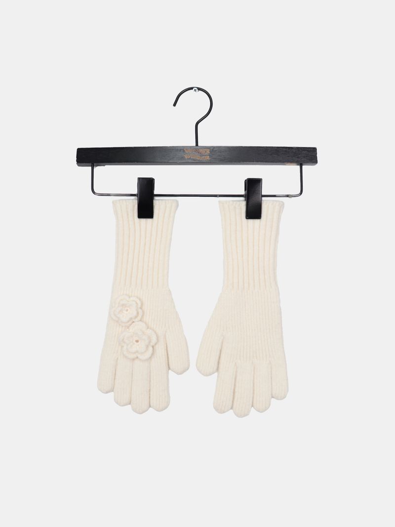 Kai Flower Pendant Finger-Hole Gloves
