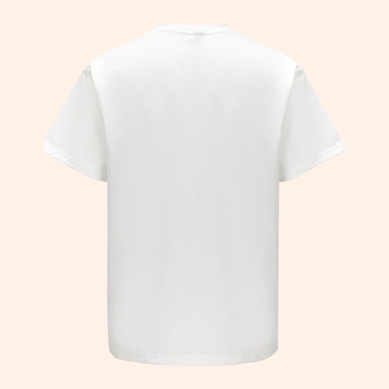 Relaxed T-shirt with an apple