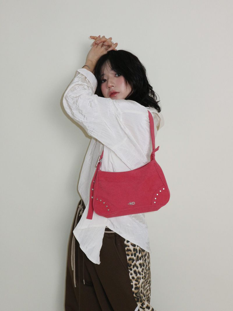 Leopard leopard print diagonal coloring track jogger pants