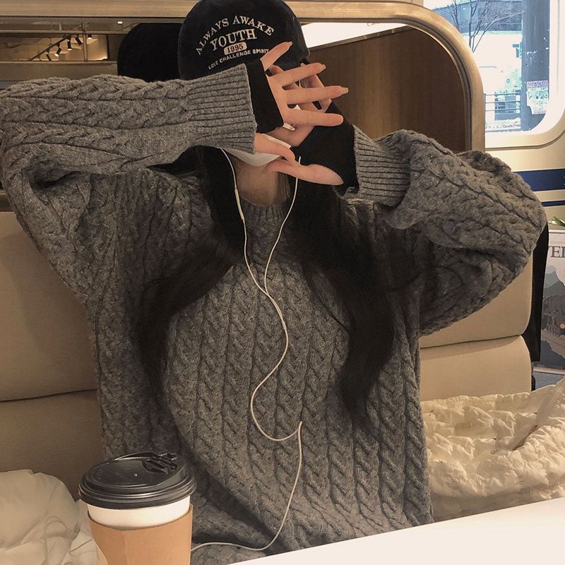 [Belied made/Cuanku] First Love Twisted Cable Knit Dress