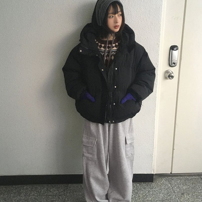 Rocol Zipper Pocket Wellon Hooded Padding