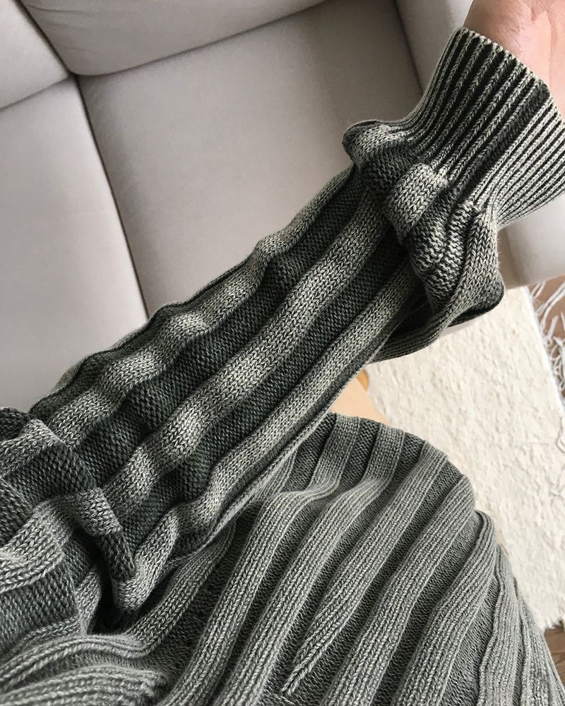 Nex Pigment Knit Zip-up